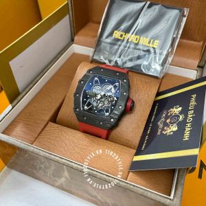 Đồng hồ Richard Mille giá tốt RM35-02 Carbon Red Strap - Hình ảnh 2