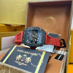 Đồng hồ Richard Mille giá tốt RM35-02 Carbon Red Strap - Hình ảnh 11