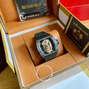 Đồng hồ Richard Mille Super Fake RM 52 01 Skull Watch Tourbillon - Hình ảnh 2