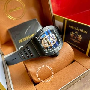 Đồng hồ Richard Mille Super Fake RM 52 01 Skull Watch Tourbillon - Hình ảnh 7