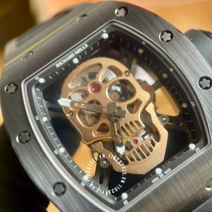 Đồng hồ Richard Mille Super Fake RM 52 01 Skull Watch Tourbillon - Hình ảnh 15