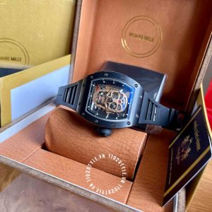 Đồng hồ Richard Mille Super Fake RM 52 01 Skull Watch Tourbillon - Hình ảnh 6