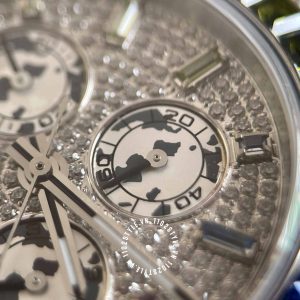 Đồng hồ Rolex Rep 1 1 Cosmograph Daytona Full Diamond Rainbow - Ảnh 9