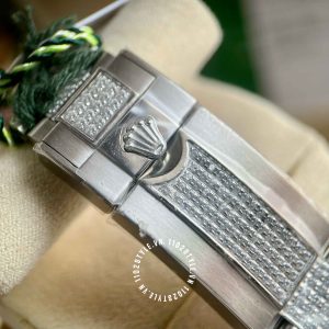 Đồng hồ Rolex Rep 1 1 Cosmograph Daytona Full Diamond Rainbow - Ảnh 19