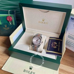 Đồng hồ Rolex Replica Datejust 31 Everose Gold Chế Tác độ kim - Ảnh 7