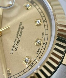 Đồng hồ Rolex 1 1 DateJust 126333 Demi vỏ vàng cao cấp - Ảnh 19