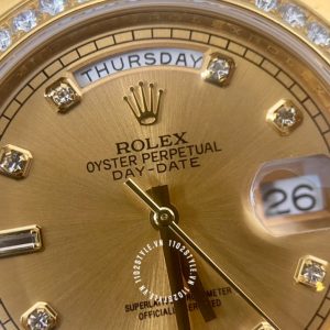 Đồng hồ Rolex 1:1 Gold 75% 128348RBR độ kim thiên nhiên - Ảnh 24
