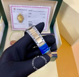 Đồng hồ Rolex 1 1 DateJust 126333 Demi vỏ vàng cao cấp - Ảnh 14