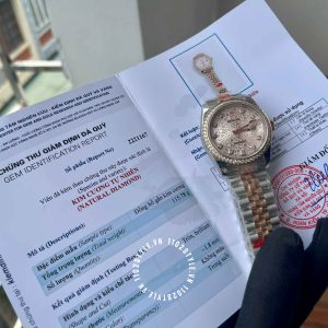 Đồng hồ Rolex Replica Datejust 31 Everose Gold Chế Tác độ kim - Ảnh 10