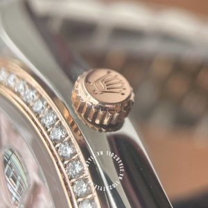 Đồng hồ Rolex Replica Datejust 31 Everose Gold Chế Tác độ kim - Ảnh 15
