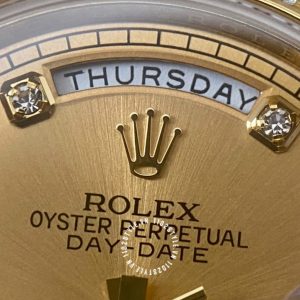 Đồng hồ Rolex 1:1 Gold 75% 128348RBR độ kim thiên nhiên - Ảnh 20