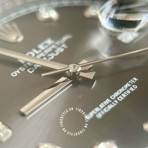 Đồng hồ Rolex 1:1 Datejust 36 126334 Mặt Số Grey Rhodium - Ảnh 10