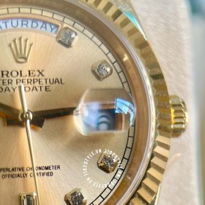 Đồng hồ Rolex Fake 1:1 Day-Date M126000-0004 Gold - Ảnh 11