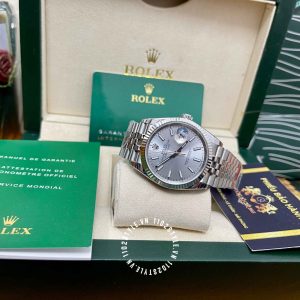 Đồng hồ Rolex Fake 1:1 Datejust 41 126334 White Dial Automatic - Ảnh 7
