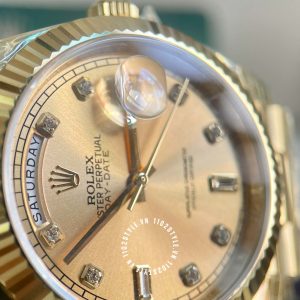 Đồng hồ Rolex Fake 1:1 Day-Date M126000-0004 Gold - Ảnh 15