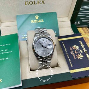 Đồng hồ Rolex Fake 1:1 Datejust 41 126334 White Dial Automatic - Ảnh 4