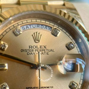 Đồng hồ Rolex Fake 1:1 Day-Date M126000-0004 Gold - Ảnh 17
