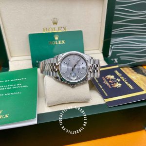 Đồng hồ Rolex Fake 1:1 Datejust 41 126334 White Dial Automatic - Ảnh 9