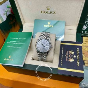 Đồng hồ Rolex Fake 1:1 Datejust 41 126334 White Dial Automatic - Ảnh 2