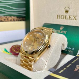 Đồng hồ Rolex Fake 1:1 Day-Date M126000-0004 Gold - Ảnh 10