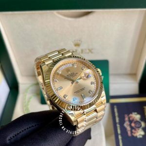 Đồng hồ Rolex Fake 1:1 Day-Date M126000-0004 Gold - Ảnh 6