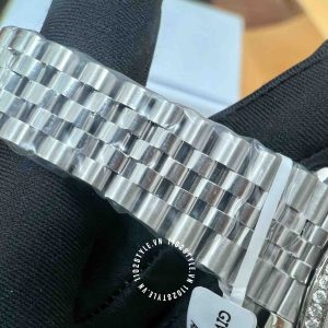 Đồng hồ Rolex Fake 1:1 Datejust độ kim Moissanite - Ảnh 10