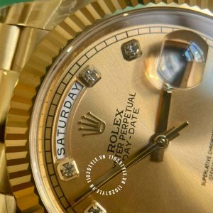 Đồng hồ Rolex Fake 1:1 Day-Date M126000-0004 Gold - Ảnh 12