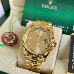 Đồng hồ Rolex Fake 1:1 Day-Date M126000-0004 Gold - Ảnh 2