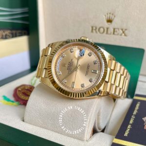 Đồng hồ Rolex Fake 1:1 Day-Date M126000-0004 Gold - Ảnh 8