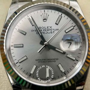 Đồng hồ Rolex Fake 1:1 Datejust 41 126334 White Dial Automatic - Ảnh 18