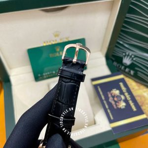 Đồng hồ Rolex Fake 1:1 Cellini 50505 Time Rose Gold Dial 39mm - Ảnh 12