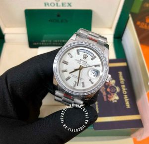 Đồng hồ Rolex Replica 1:1 Day-Date mặt số thiên thạch 36mm - Ảnh 5