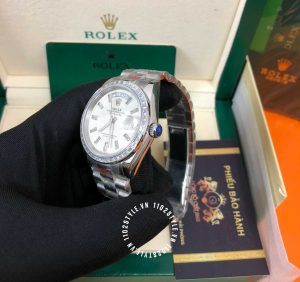 Đồng hồ Rolex Replica 1:1 Day-Date mặt số thiên thạch 36mm - Ảnh 9
