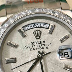 Đồng hồ Rolex Replica 1:1 Day-Date mặt số thiên thạch 36mm - Ảnh 17