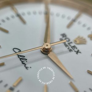 Đồng hồ Rolex Fake 1:1 Cellini 50505 Time Rose Gold Dial 39mm - Ảnh 14