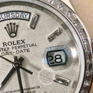 Đồng hồ Rolex Replica 1:1 Day-Date mặt số thiên thạch 36mm - Ảnh 20