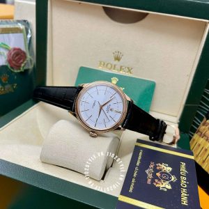 Đồng hồ Rolex Fake 1:1 Cellini 50505 Time Rose Gold Dial 39mm - Ảnh 9