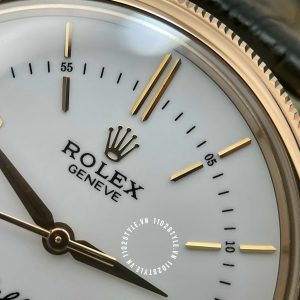 Đồng hồ Rolex Fake 1:1 Cellini 50505 Time Rose Gold Dial 39mm - Ảnh 17