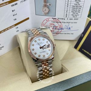 Đồng hồ Rolex Replica 1:1 DateJust 36mm 116231 White Dial - Ảnh 2