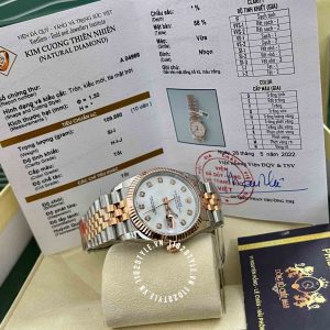 Đồng hồ Rolex Replica 1:1 DateJust 36mm 116231 White Dial - Ảnh 11