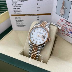 Đồng hồ Rolex Replica 1:1 DateJust 36mm 116231 White Dial - Ảnh 3
