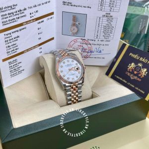 Đồng hồ Rolex Replica 1:1 DateJust 36mm 116231 White Dial - Ảnh 4