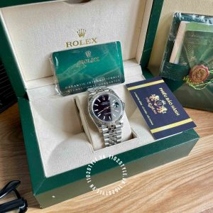 Đồng hồ Rolex Super Fake Datejust 126334 Black Dial 41 - Ảnh 4