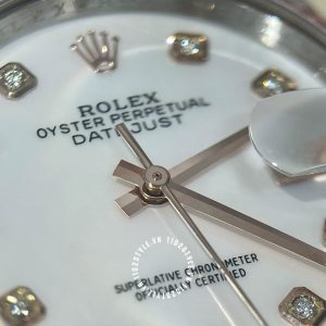 Đồng hồ Rolex Replica 1:1 DateJust 36mm 116231 White Dial - Ảnh 20