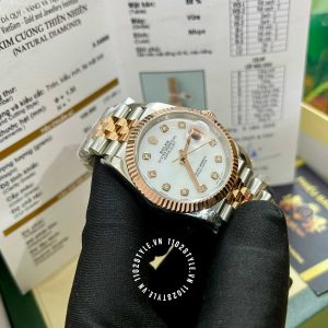 Đồng hồ Rolex Replica 1:1 DateJust 36mm 116231 White Dial - Ảnh 7