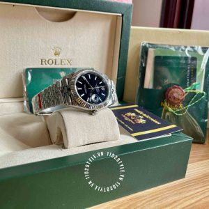 Đồng hồ Rolex Super Fake Datejust 126334 Black Dial 41 - Ảnh 8
