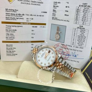 Đồng hồ Rolex Replica 1:1 DateJust 36mm 116231 White Dial - Ảnh 14
