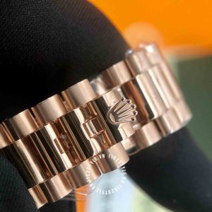 Đồng hồ Rolex Fake 228235 Day-Date Gold 75% Moissanite - Ảnh 11