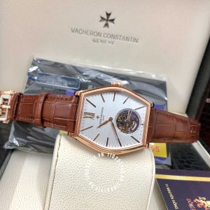 Đồng hồ Vacheron Constantin Fake 1:1 Malte Tourbillon Rose Gold - Ảnh 5