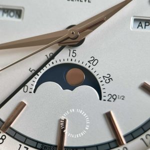 Đồng hồ Vacheron Constantin Fake 1:1 Traditionnelle Complete Calendar  Alligator 4010T/000R-B344 - Hình ảnh 23